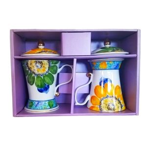 🫖 Floral Tea Cup Set 🫖 NEW IN BOX!